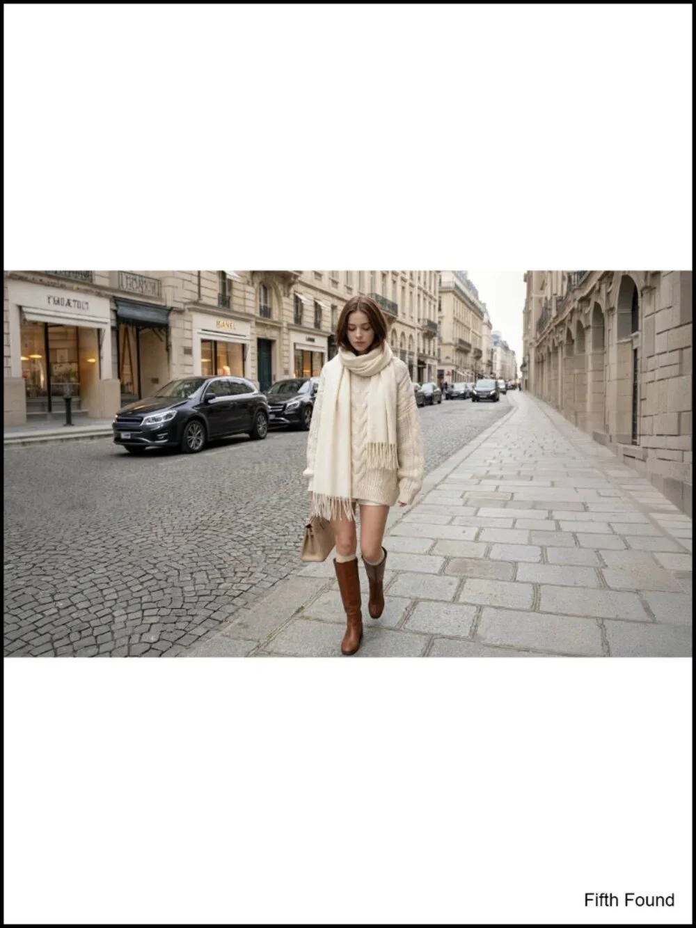 Oversized Cashmere-Feel Winter Scarf Fringe Shawl Wrap